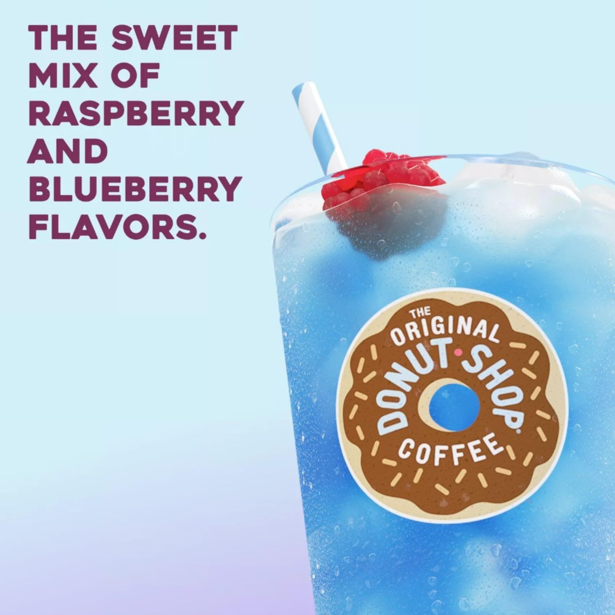 The Original Donut Shop Iced Refreshers Berry Chill - 20-Count Keurig K-Cup Pods for Brew Over Ice | Perfect for Summer Refreshment & Iced Coffee Lovers
