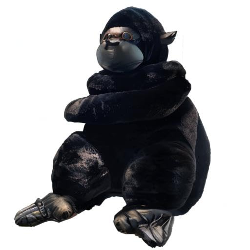 Soft Plush Giant Gorilla Stuffed Animal - Huggable Gorilla Pillow, Super Cuddly Plush Doll Toy for Kids & Adults | Perfect for Gifts, Nursery Decor, and Cozy Cuddling
