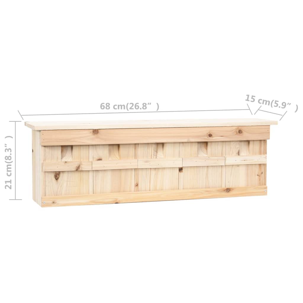 CHARMMA Sparrow Bird House - 5 Room Wooden Birdhouse (26.8