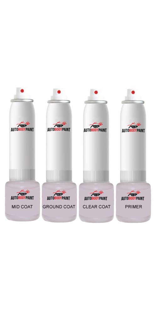 ABP Basecoat + Clearcoat + Primer Paint Kit - Perfect Match for Ford Escape Red Candy 2 Metallic RZ - Professional Auto Body Repair & Touch Up for Scratches & Dings