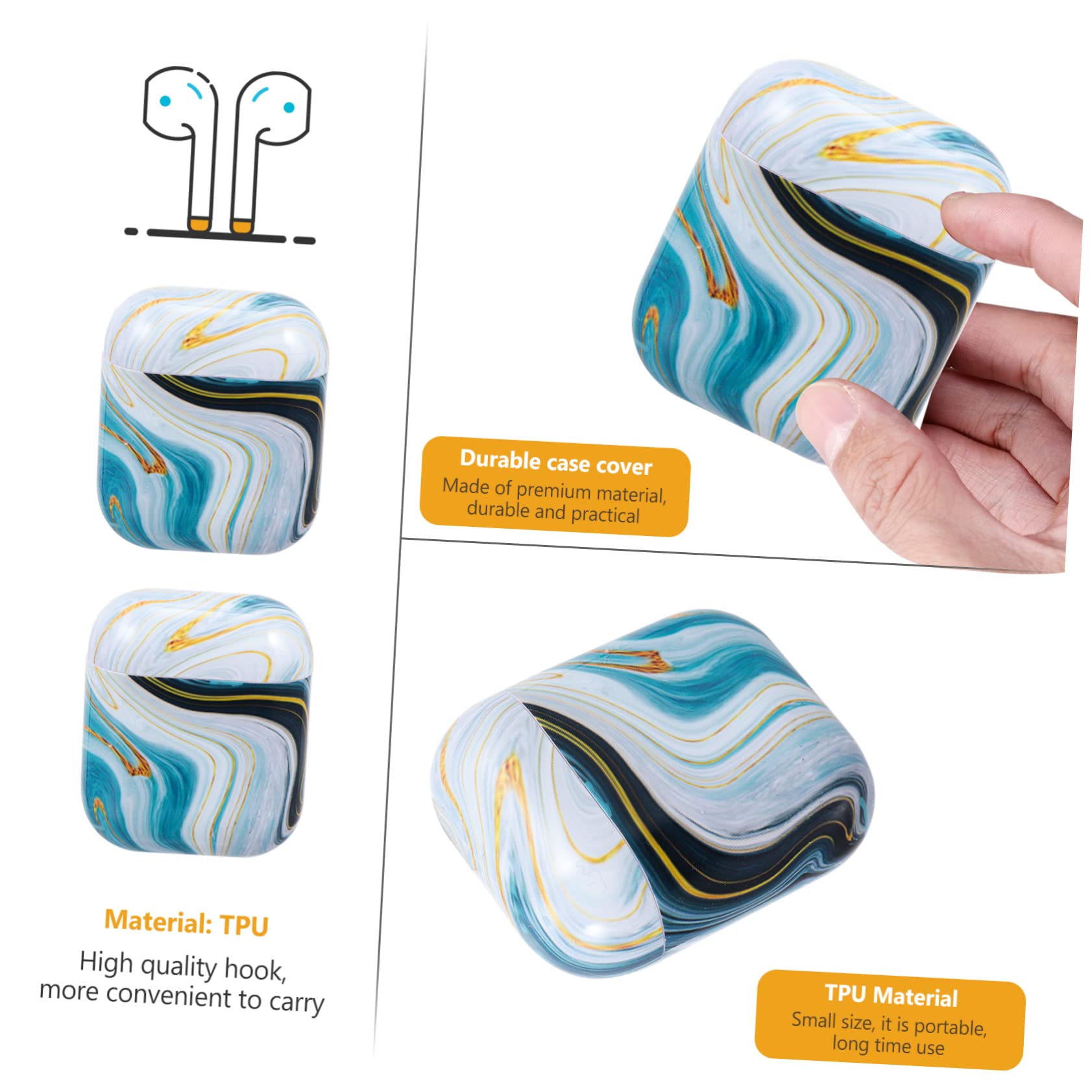 Premium 1-Piece Earbud Case - Protective Storage Pouch for AirPods & Wireless Earphones | Travel-Friendly Organizer for Gym, Commute & Daily Use