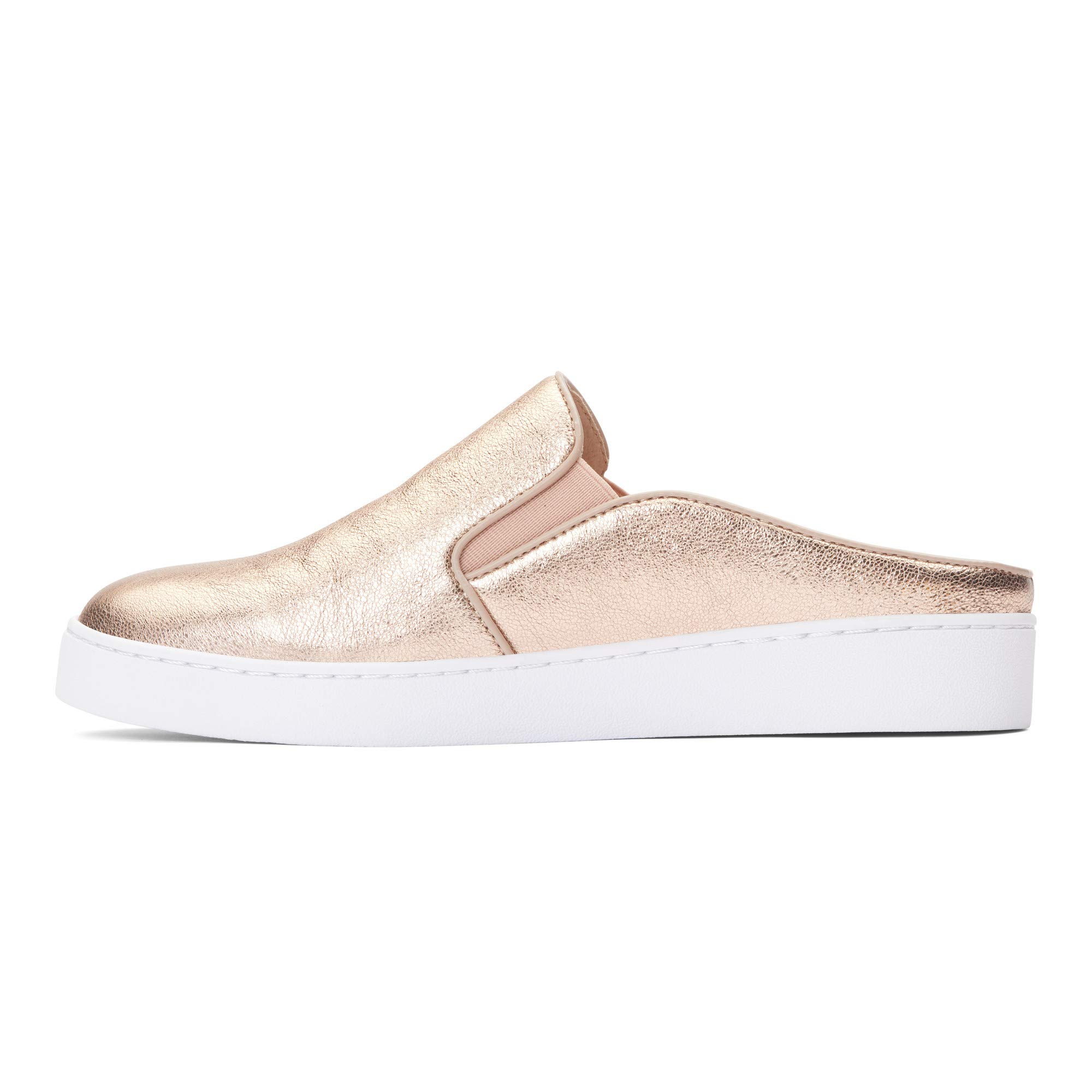 Vionic Women's Dakota Bronze Slip-On Loafers - Comfortable Orthotic Support Shoes for Work, Travel & Everyday Wear