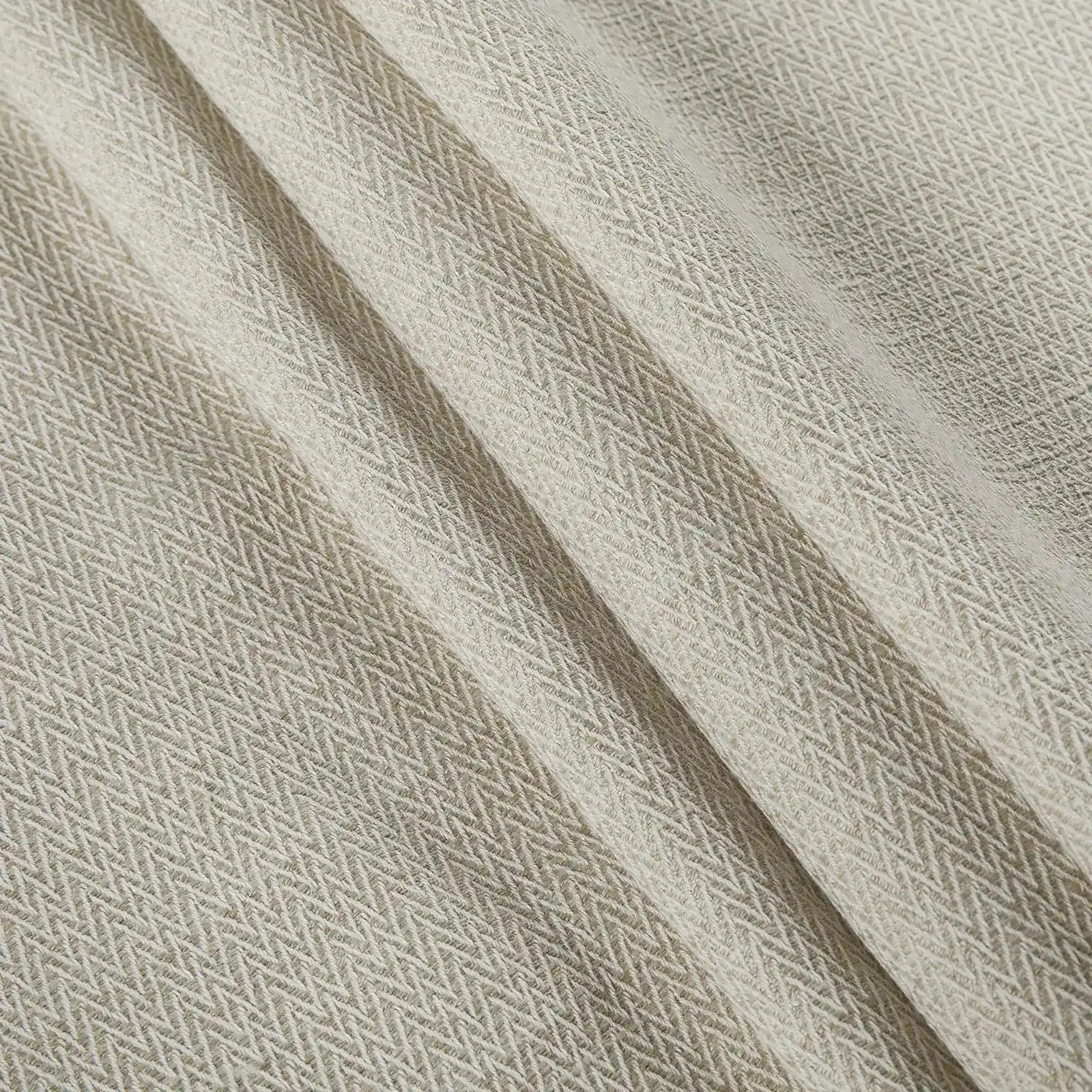 Lydia Swallow Jacquard Pleated Curtains - Elegant Window Treatments for Living Room, Bedroom & Dining Room Decor