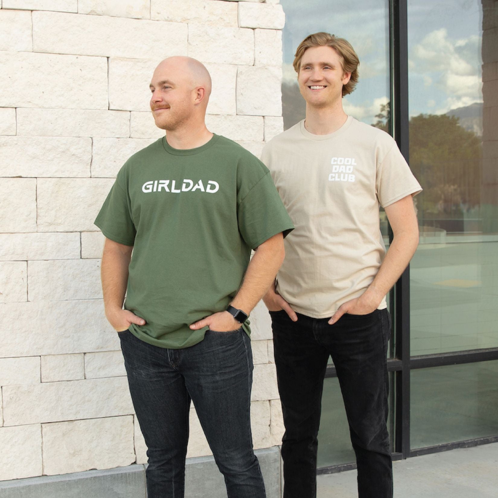 Girl Dad T-Shirt for Men - Military Green Cotton Tee | Perfect for Father's Day, Casual Wear & Family Outings