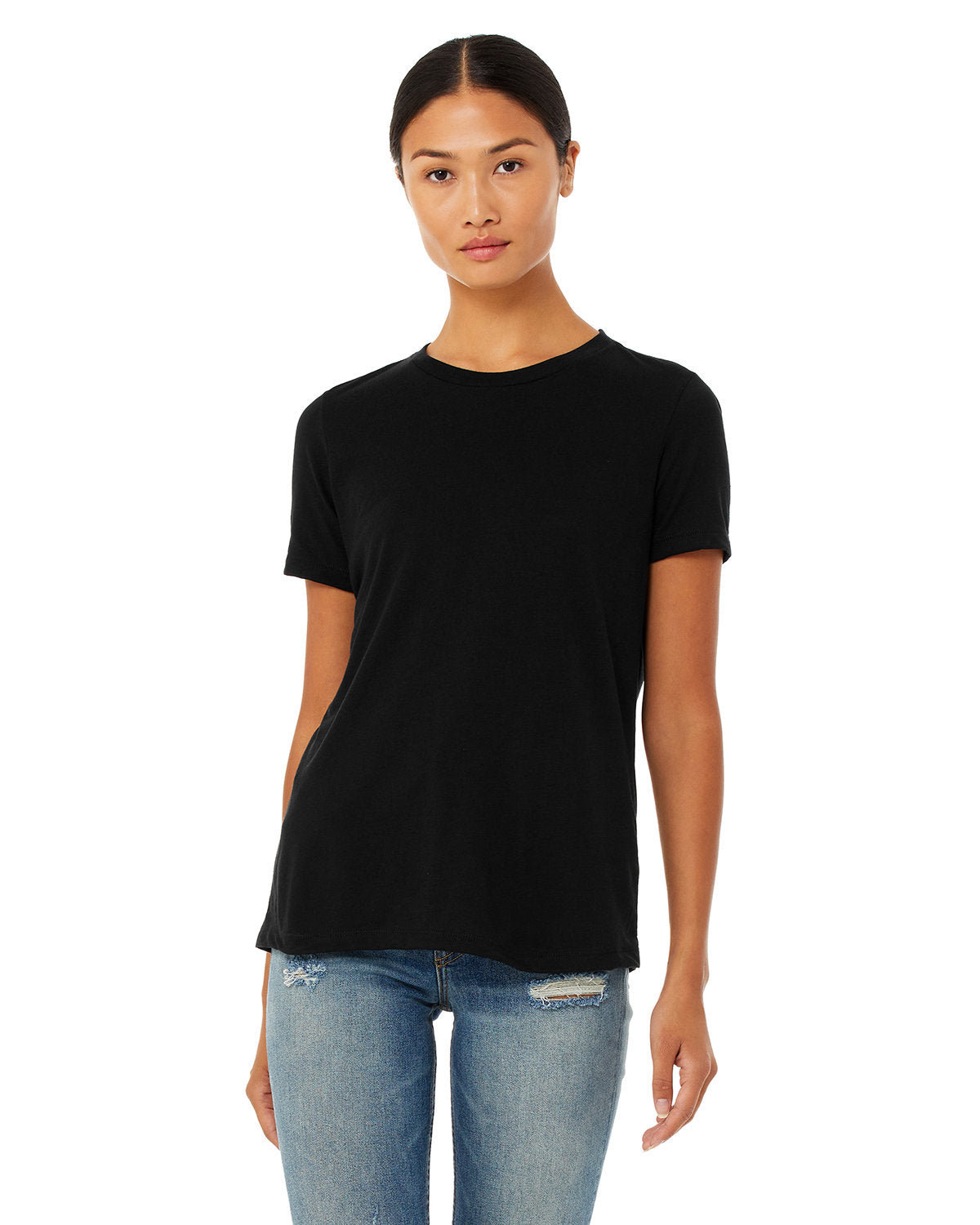 Bella + Canvas 6413 Women's Relaxed Fit Tri-Blend T-Shirt - Soft & Comfortable Casual Tee for Everyday Wear, Lounge, and Outfits
