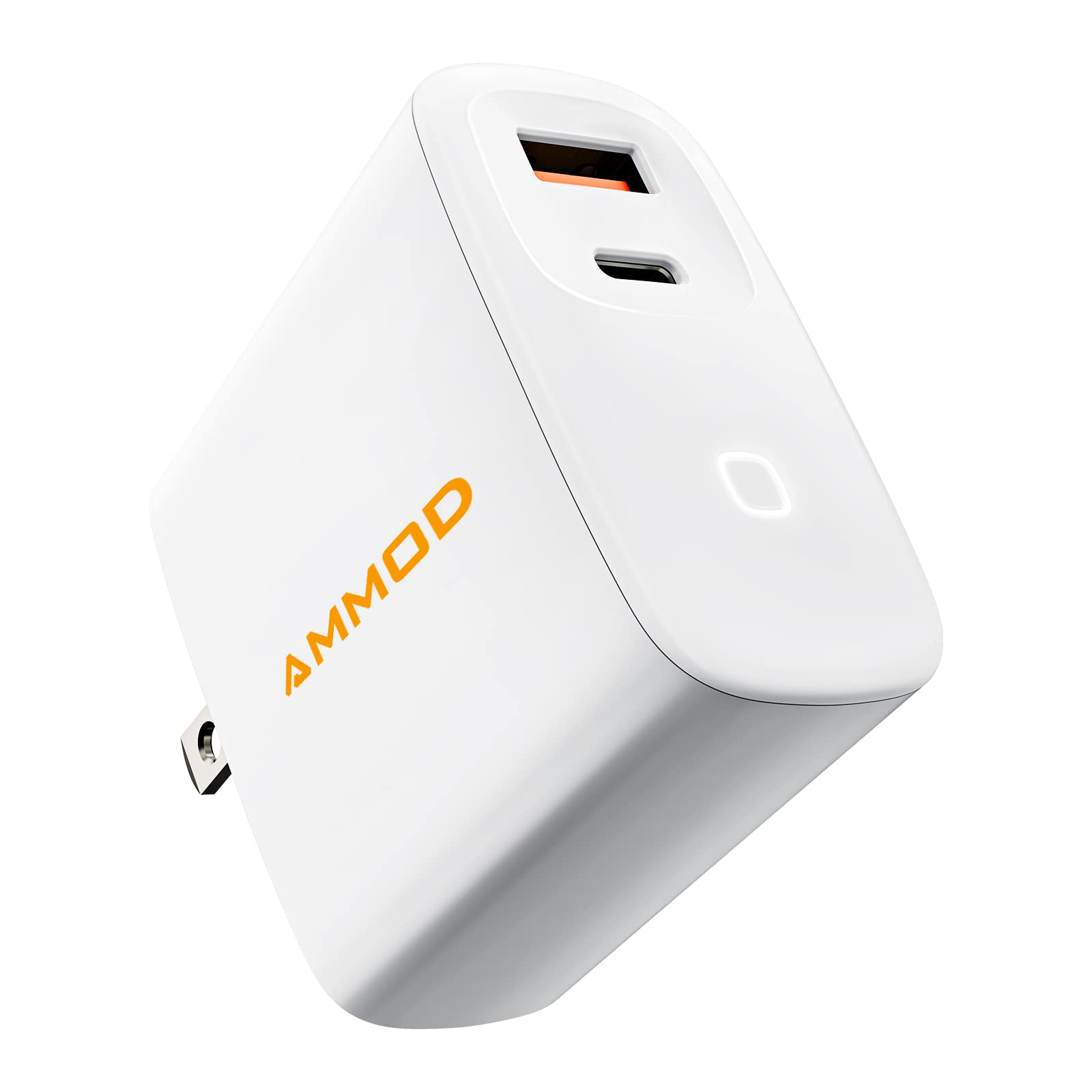 65W GaN USB C Fast Charger with PPS - 2-Port Foldable Wall Charger for MacBook Pro/Air, iPad Pro, Galaxy S23, Dell XPS 13, iPhone 14/Pro - Perfect for Travel, Office & Home Charging Needs
