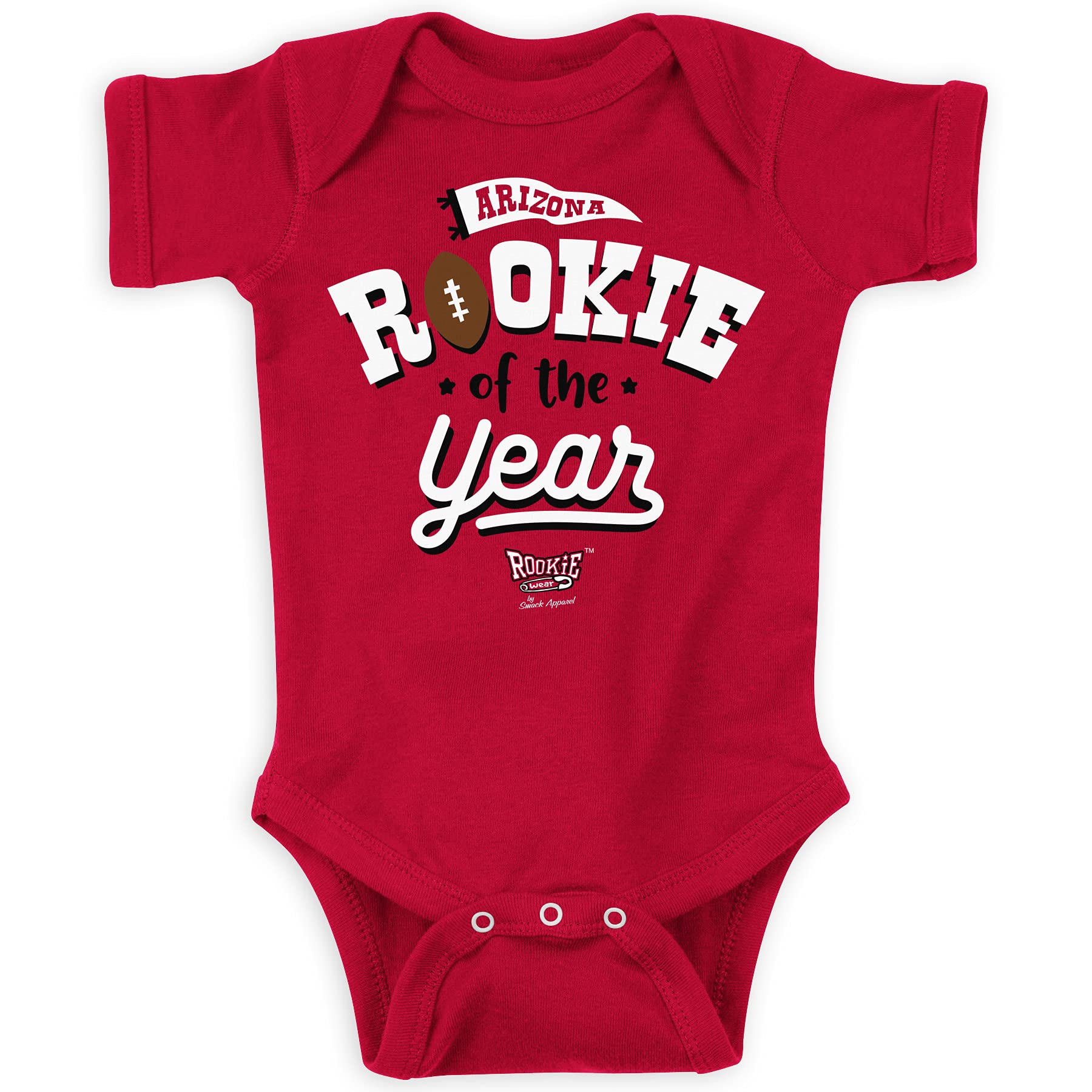 Rookie of The Year Baby Football Fan Outfit – Adorable NB-7T Infant Sports Apparel for Game Day & Photo Shoots