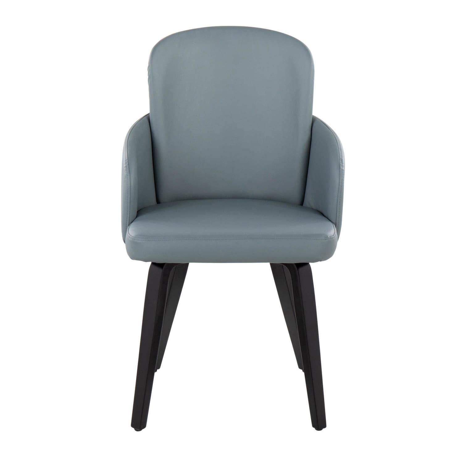 LumiSource Dahlia Upholstered Dining Chairs Set of 2 - Modern Kitchen Chairs for Dining Table, Comfortable Contemporary Seating for Home, Restaurant & Office Use
