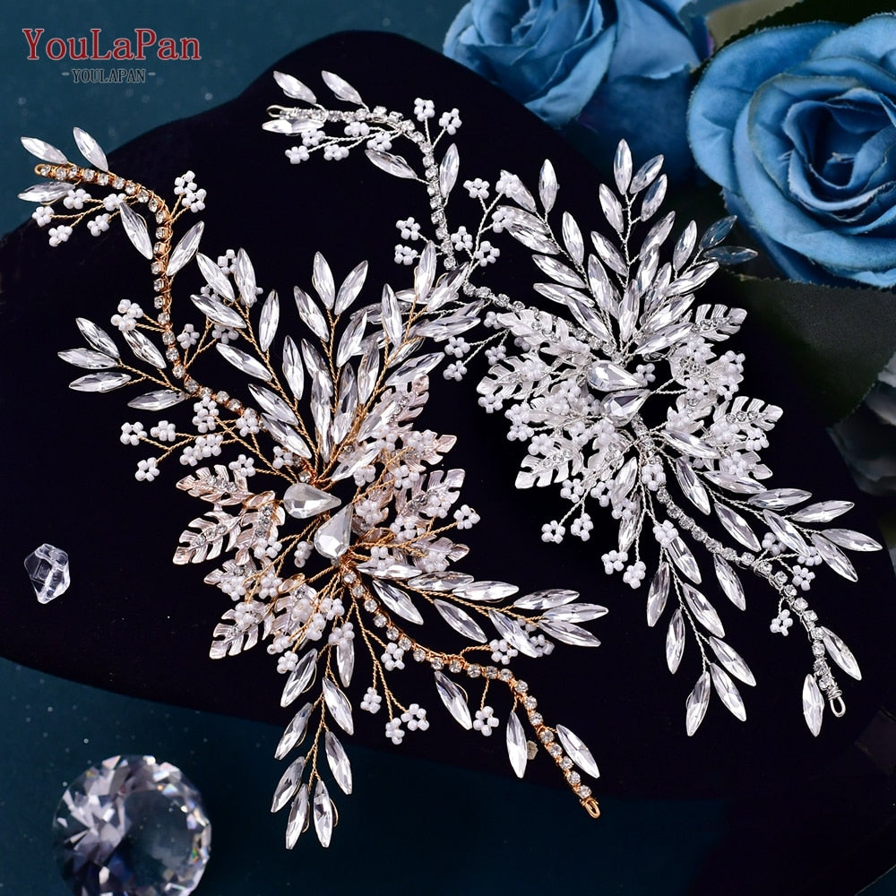 Sparkling Rhinestone Wedding Headband for Women – Elegant Bride Hair Accessory for Ceremony, Reception & Special Occasions