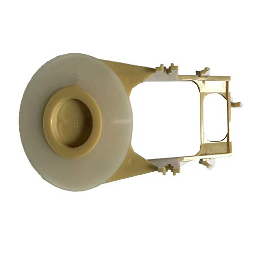 One Piece Toilet Flapper with Rubber Sealed Loop, Balance Plate & Stainless Steel Chain - Universal 3-Inch Replacement for Most Toilets - Perfect for DIY Bathroom Repairs and Leak Prevention