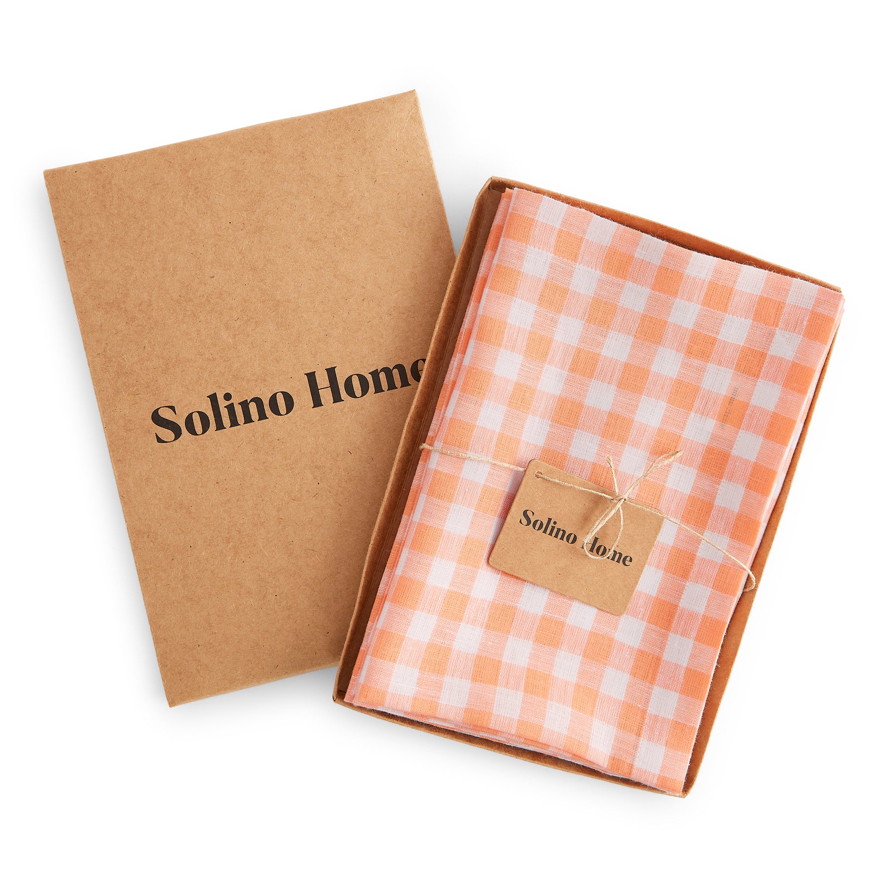 Premium Gingham Checkered Napkins Set of 4 - 100% Cotton Kitchen & Dining Cloth for Parties, Picnics, and Everyday Use