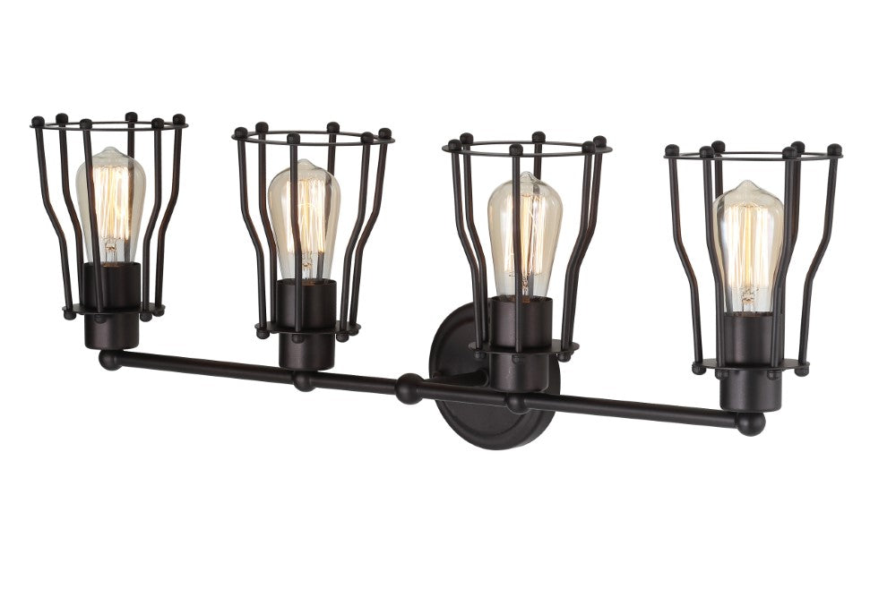 Evelyn Modern Metal Vanity Light - Elegant Bathroom Lighting Fixture for Mirror, Makeup Area & Dressing Room