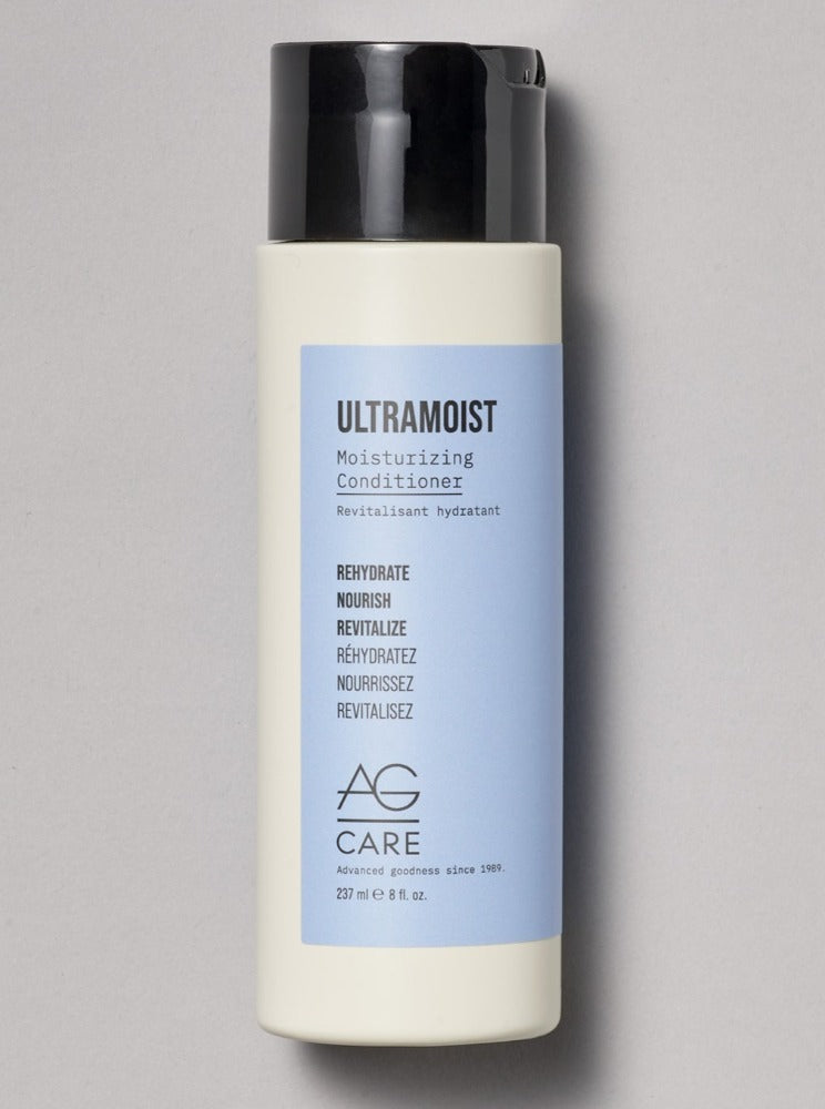 AG Hair Ultramoist Moisturizing Conditioner for Dry & Damaged Hair - Deep Hydration & Repair Treatment for Salon-Quality Results at Home | Perfect for Color-Treated & Chemically Processed Hair