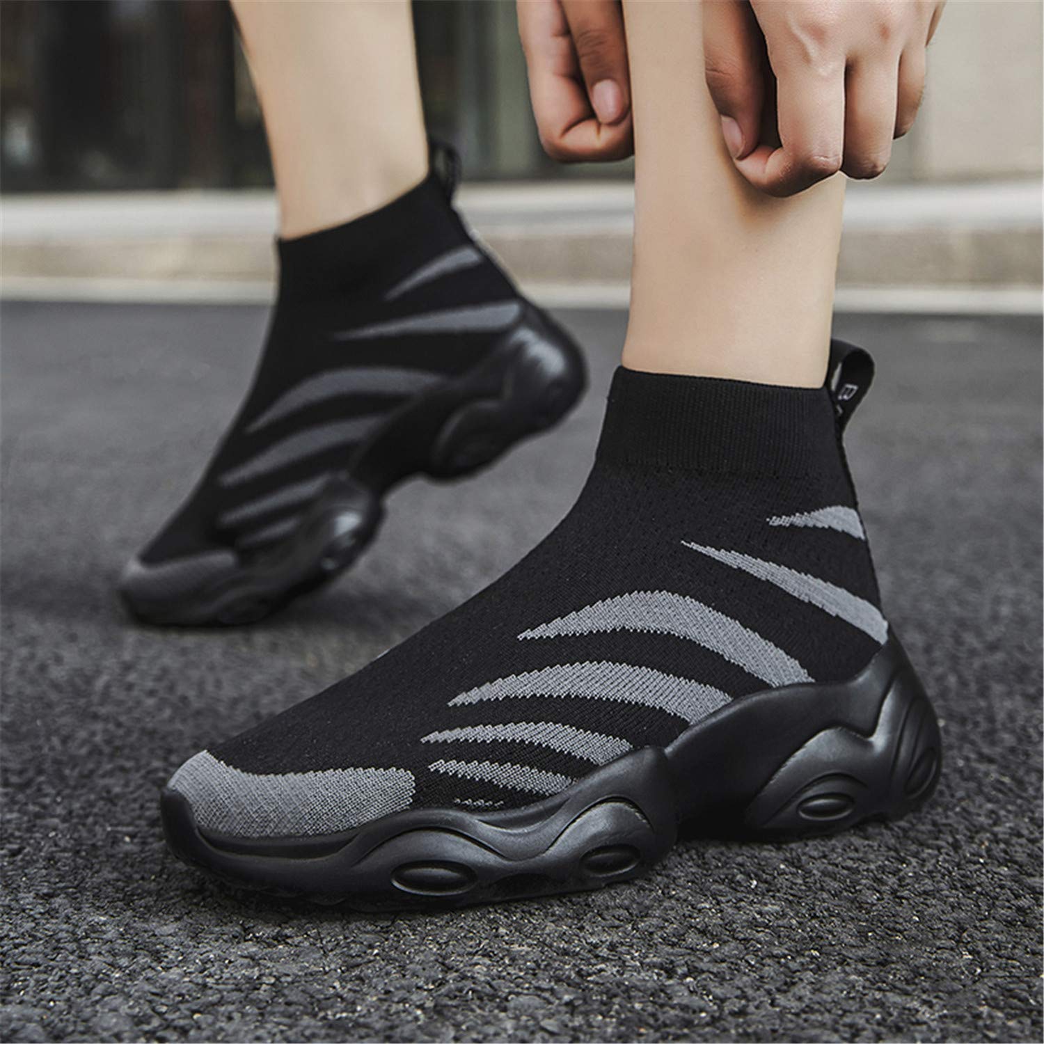 **SUNROLAN Women's Lightweight Fashion Sneakers - Breathable Athletic Running & Walking Shoes - Comfortable Short Sock Design for Gym, Workout, Travel & Casual Wear**