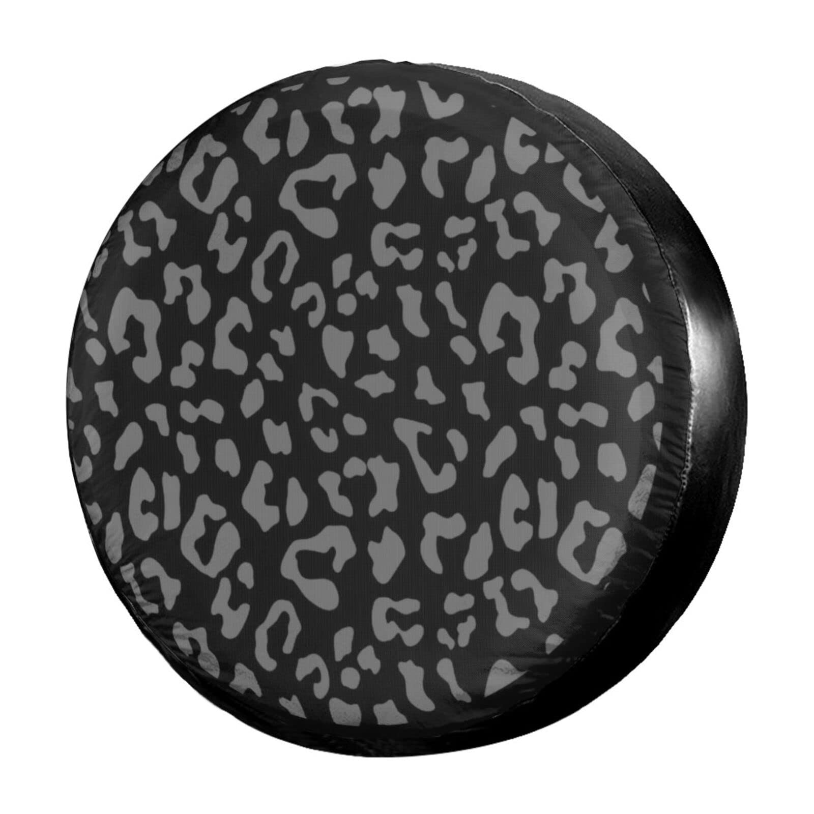 Foruidea 16 Inch Leopard Print Spare Tire Cover - Dust-Proof Wheel Protector for Trailers, RVs, SUVs & More | Perfect for Outdoor Adventures & Road Trips