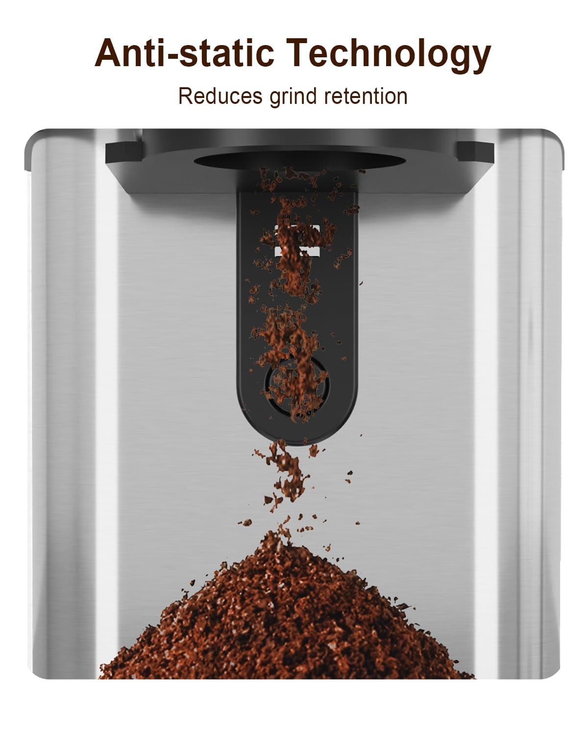 Premium Electric Coffee Grinder with Anti-Static Conical Burr - 31 Precise Settings for Espresso, Drip, Pour Over, Cold Brew & French Press - Perfect for Home Baristas & Coffee Enthusiasts - Ideal for Morning Brews, Office Use & Gift Giving