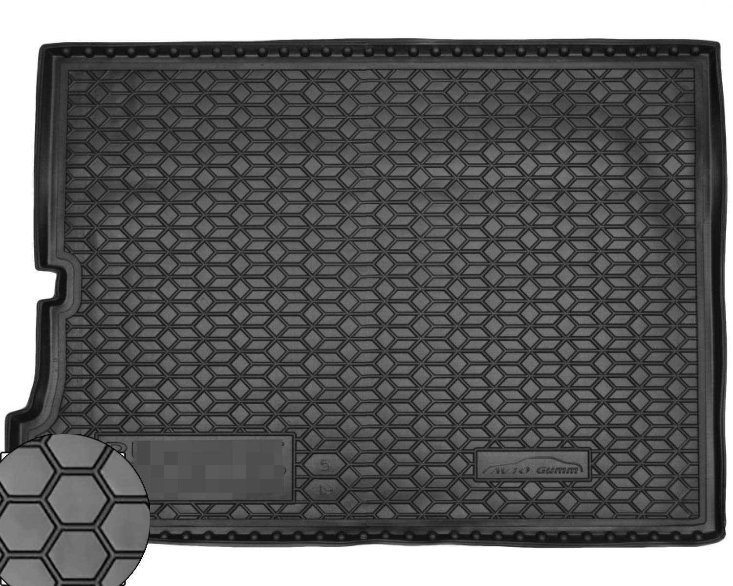 Custom Fit All-Weather Cargo Liner Boot Trunk Mat Tray for Peugeot 5008 5 Seats (2017-2021) - Waterproof Mud Protection, Durable Floor Covering for SUVs - Perfect for Road Trips, Camping & Pet Transport