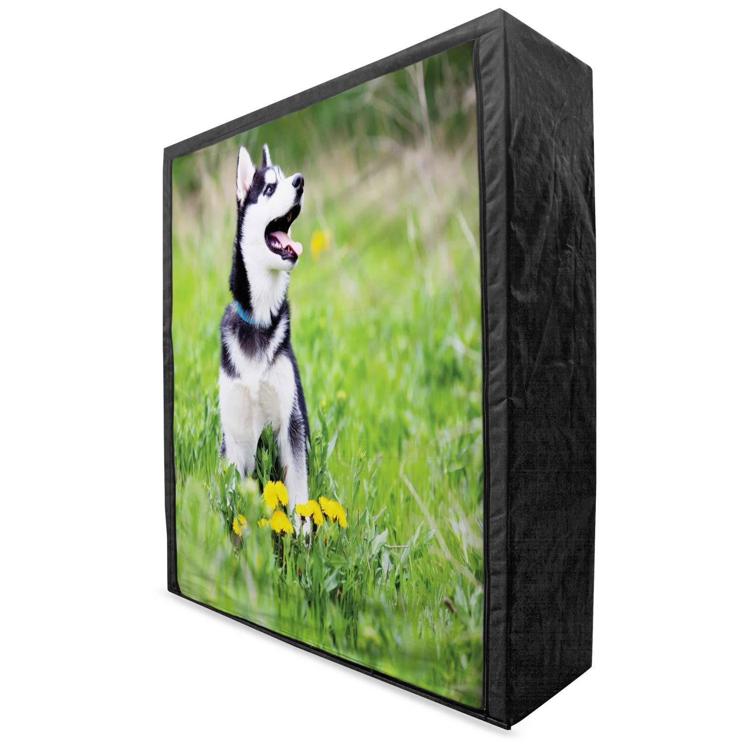 Ambesonne Alaskan Malamute Portable Fabric Wardrobe - 59