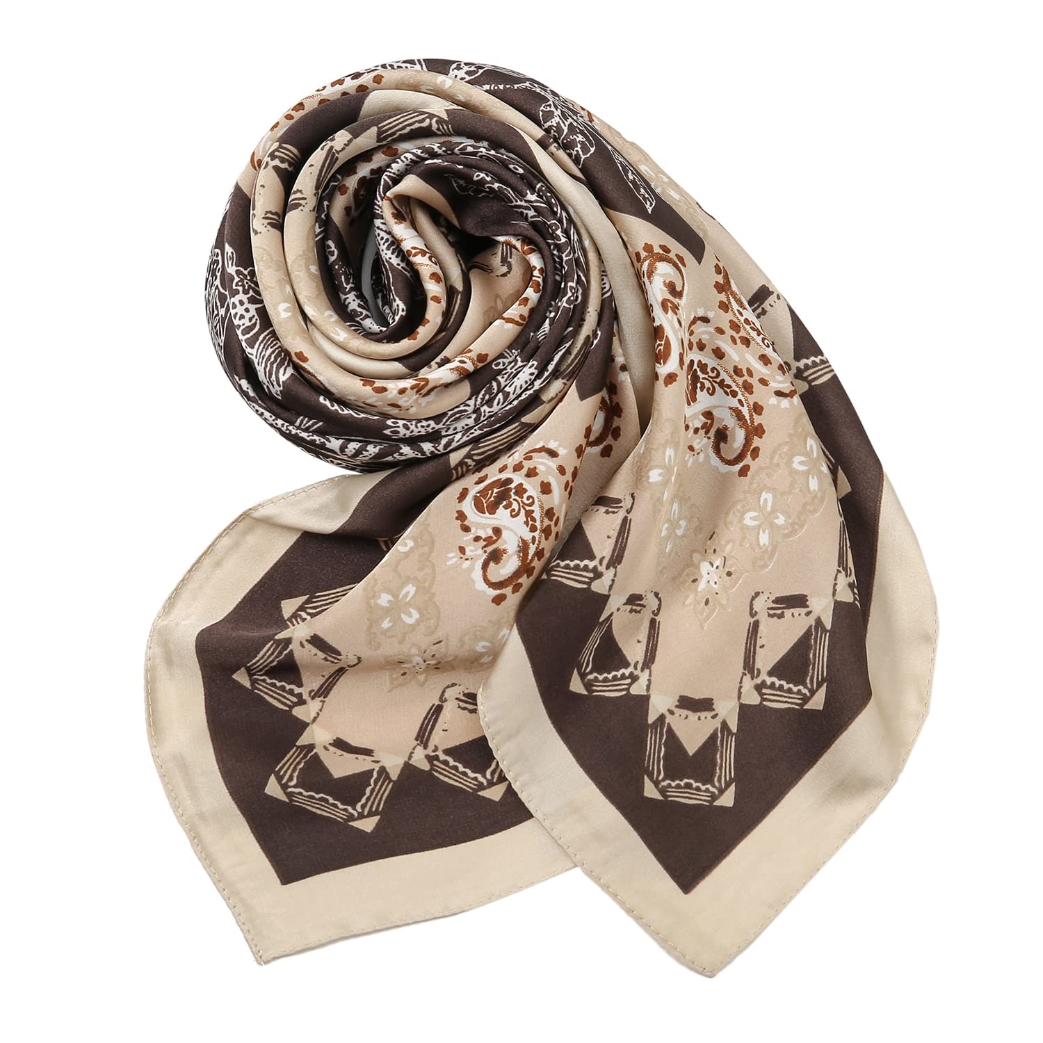 RIIQIICHY Women's Satin Silk Hair Scarf - 27.5