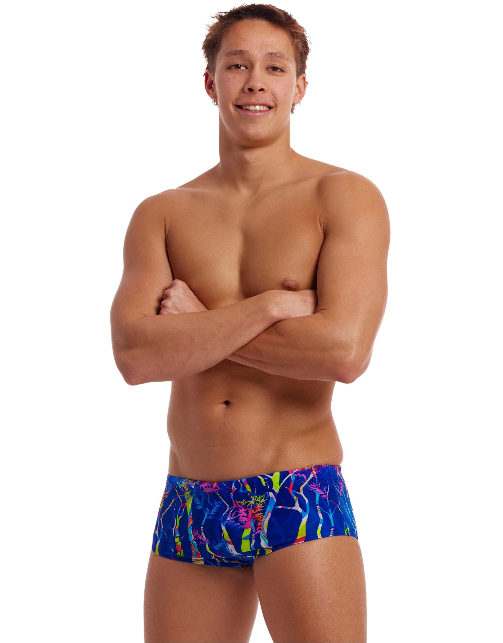 Premium Dammed Sidewinder Swim Trunks for Men - Quick Dry Comfortable Swim Shorts with UPF 50+ Sun Protection - Perfect for Beach, Pool, and Summer Water Activities - Blue