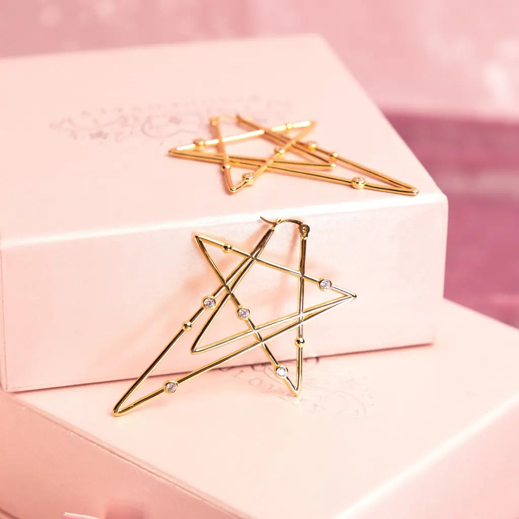 Sabrina Hoop Earrings for Women - 14K Gold Plated Sterling Silver Huggie Hoops - Perfect for Everyday Wear, Parties & Gifts