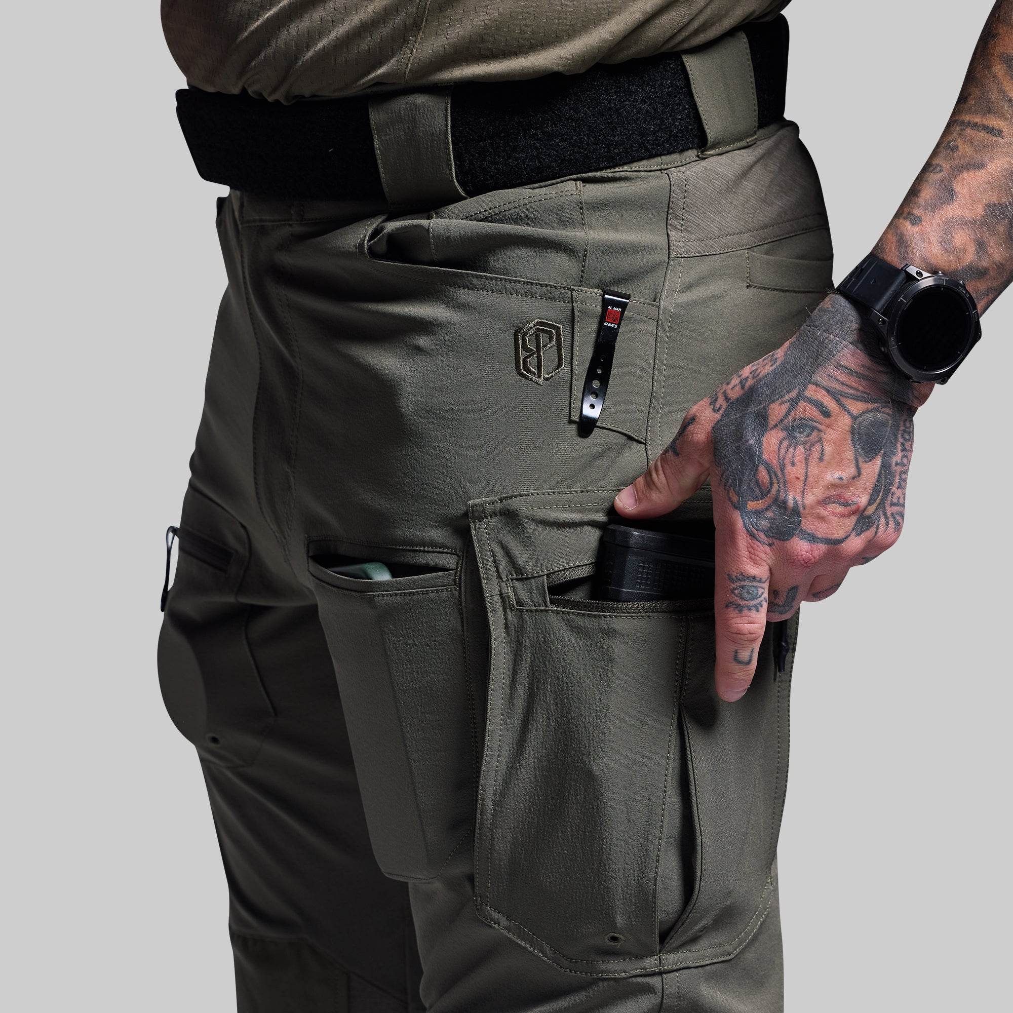 Tactical Op Assault Pants - Ranger Green Military Combat Pants for Outdoor, Airsoft & Hiking | Durable & Lightweight Tactical Gear
