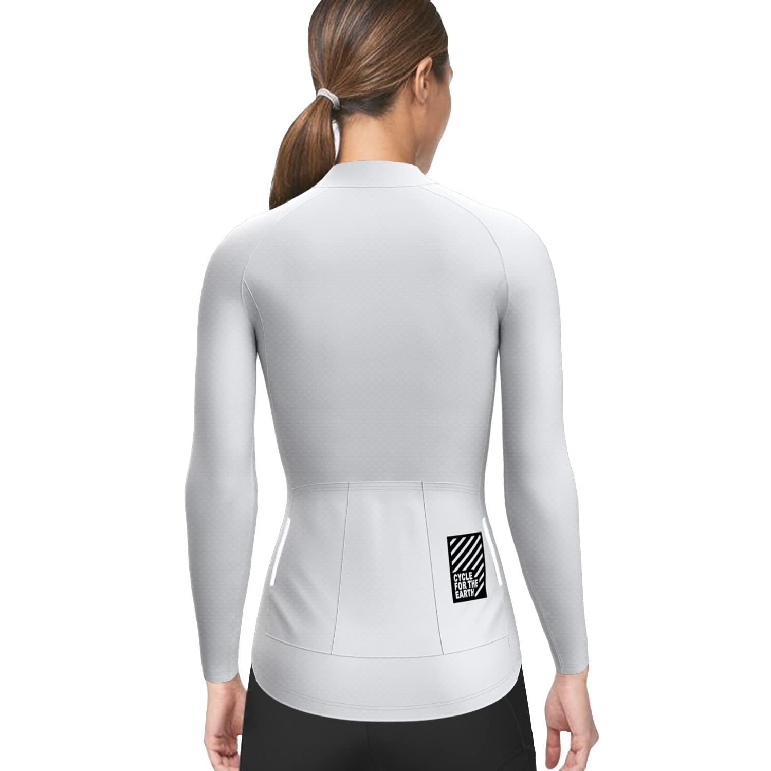 **Wulibike Women's Long Sleeve Cycling Jersey - Breathable Bike Shirt with Pockets for Road & Mountain Biking - Perfect for Commuting, Training & Outdoor Sports**