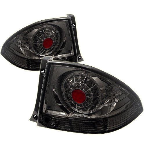 Spyder 5005847 LED Tail Lights - Smoke for 2001-2003 Lexus IS 300 | High-Performance Aftermarket Brake Lights | Perfect for Night Driving & Car Customization
