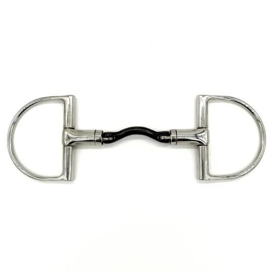 AJR Swivel Port Dee Bit - High-Quality Horse Training Bit for Western Riding, Dressage & Show Jumping | Perfect for Professional Trainers & Equestrian Enthusiasts