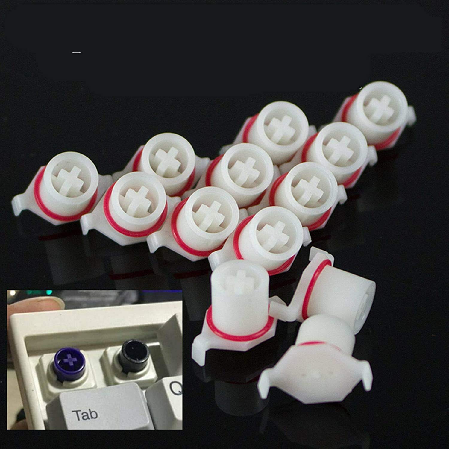 Topre to Cherry MX Keycaps Adapter Converter - 90 Pcs for Realforce Capacitive Keyboards | Mechanical Keyboard Customization for Gaming & Typing