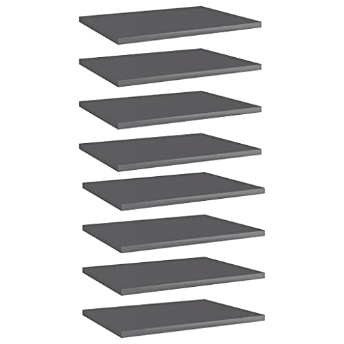 High Gloss Gray-8 Pcs
