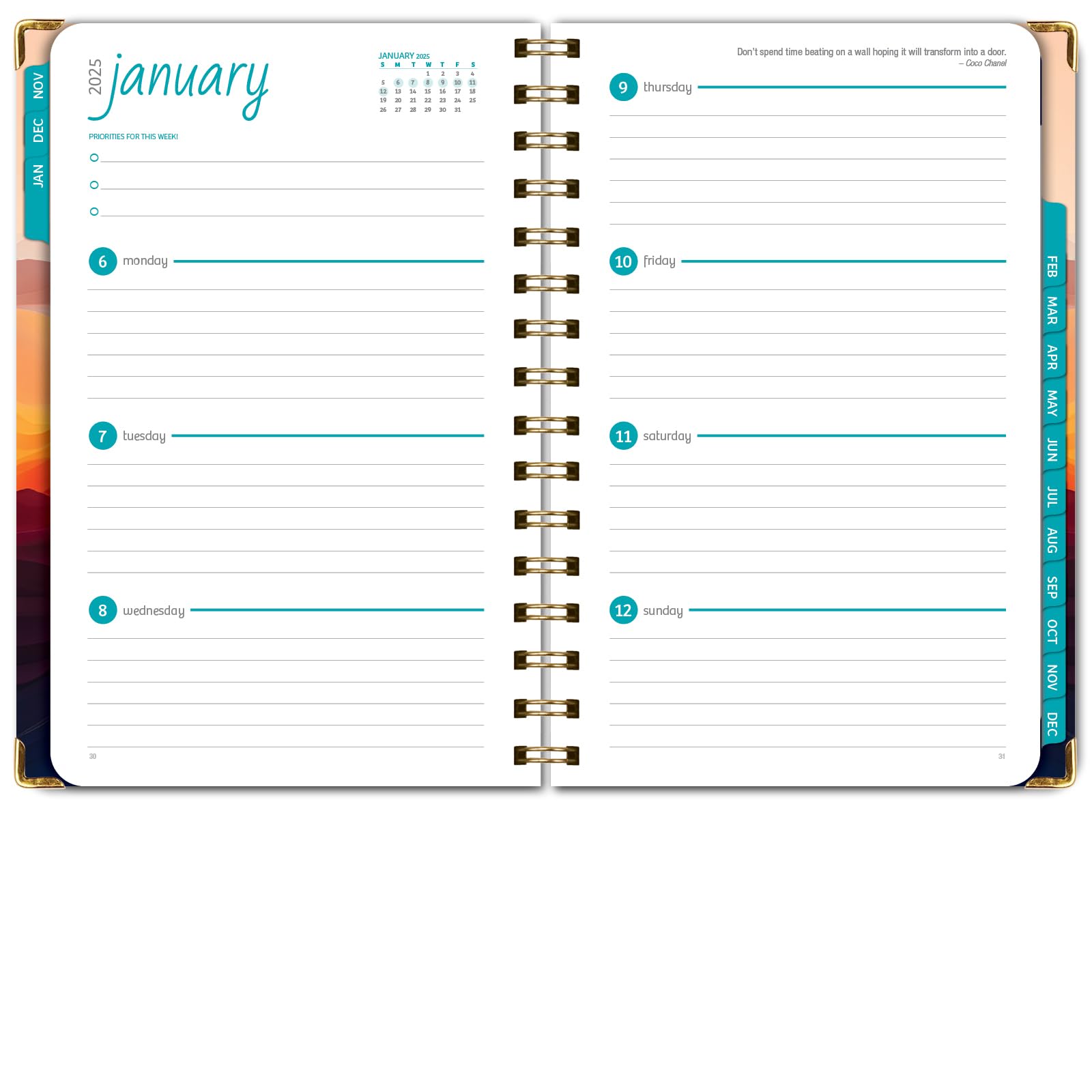 2025 Hardcover Planner 5.5