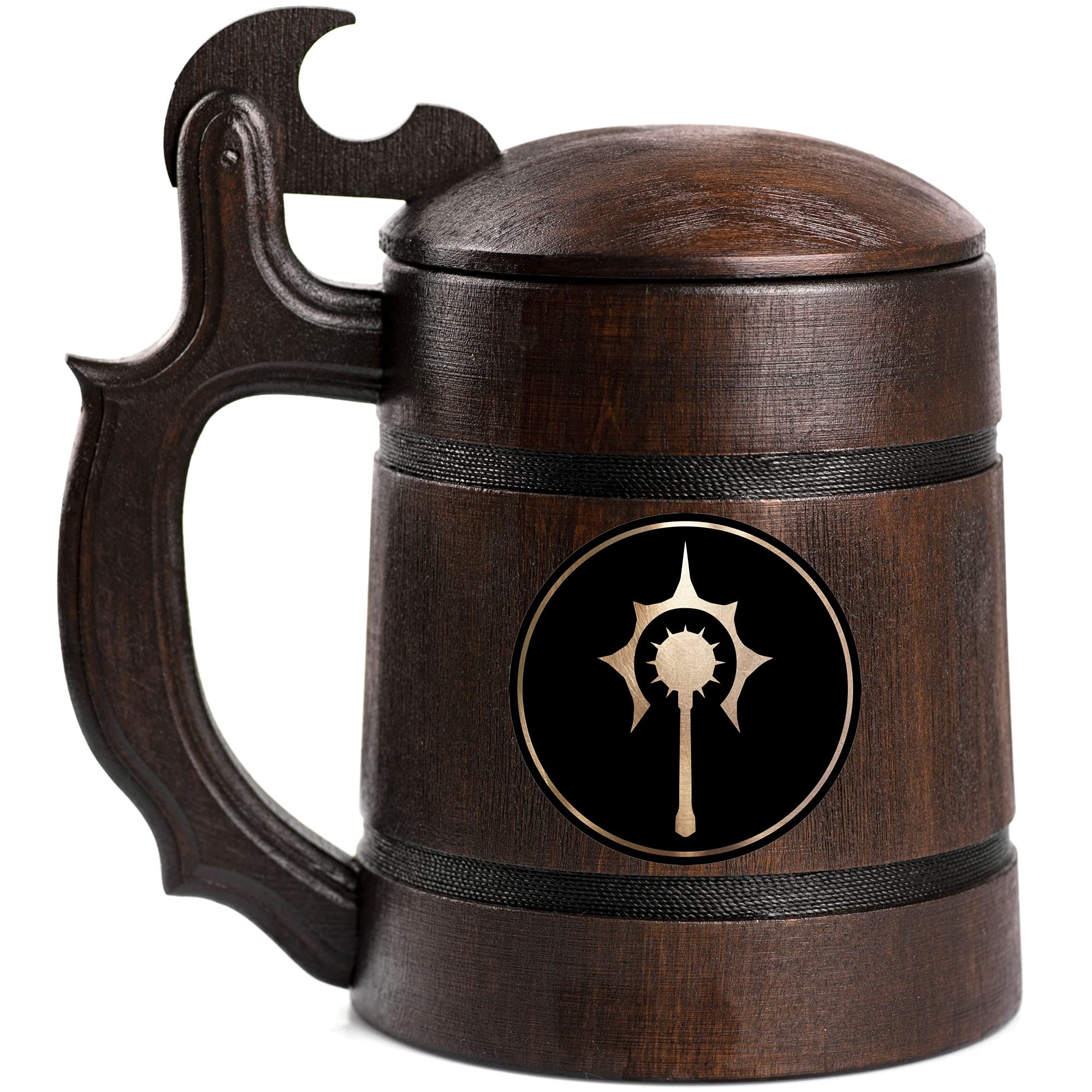 Dungeons & Dragons Beer Stein - Custom Cleric Beer Mug, Personalized D&D Tankard for Gamers | Fantasy RPG Drinking Cup for Tabletop Gaming & D&D Parties