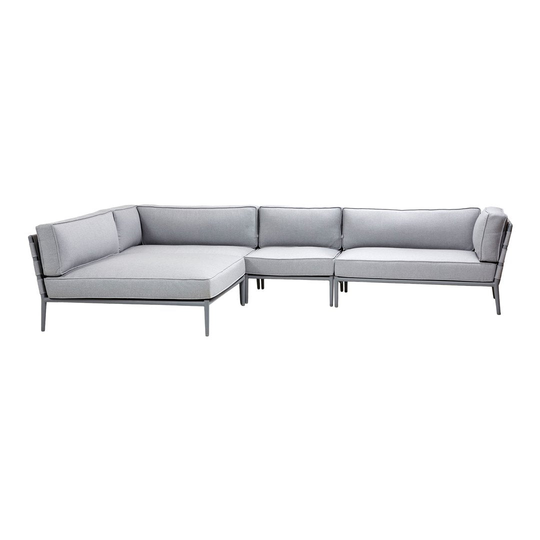 Premium Conic Outdoor Modular Sofa Set - Waterproof & UV Resistant Patio Furniture for Backyard, Garden, Poolside - Comfortable Sectional Couch with Adjustable Configurations