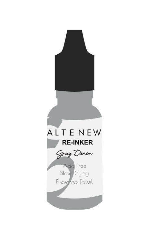 Gentleman's Gray Crisp Dye Ink Refill for Stamping, Scrapbooking & Card Making - Premium Ink Reinker for Paper Crafts and DIY Projects