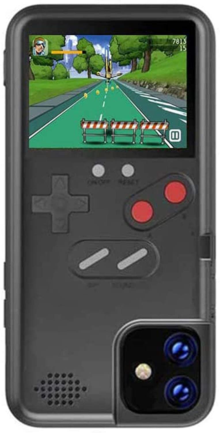 Retro Gameboy Case for iPhone 12 Mini - 36 Classic Games with Color Display, Anti-Scratch Shockproof Phone Cover - Perfect for Gaming Enthusiasts & Nostalgic Play on the Go