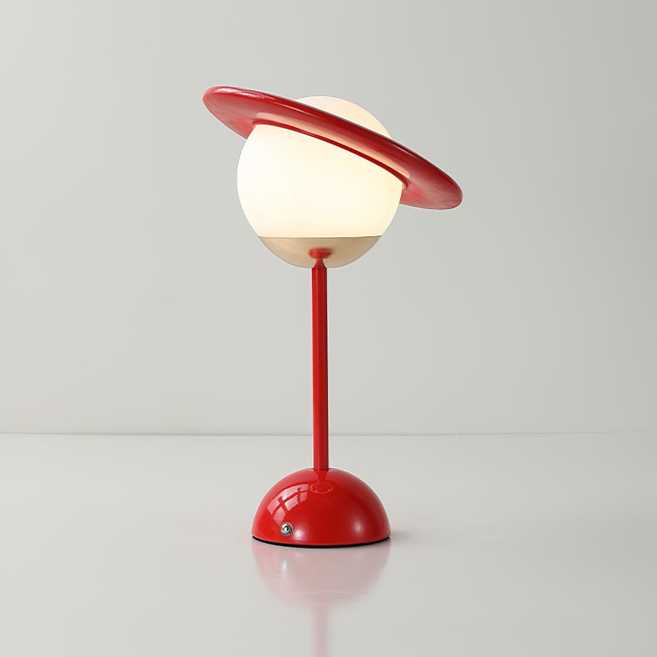 Saturn Planet Table Lamp - 3D Printed Night Light for Kids & Adults - Perfect for Bedroom, Nursery, Office Decor & Space Theme Party Gift
