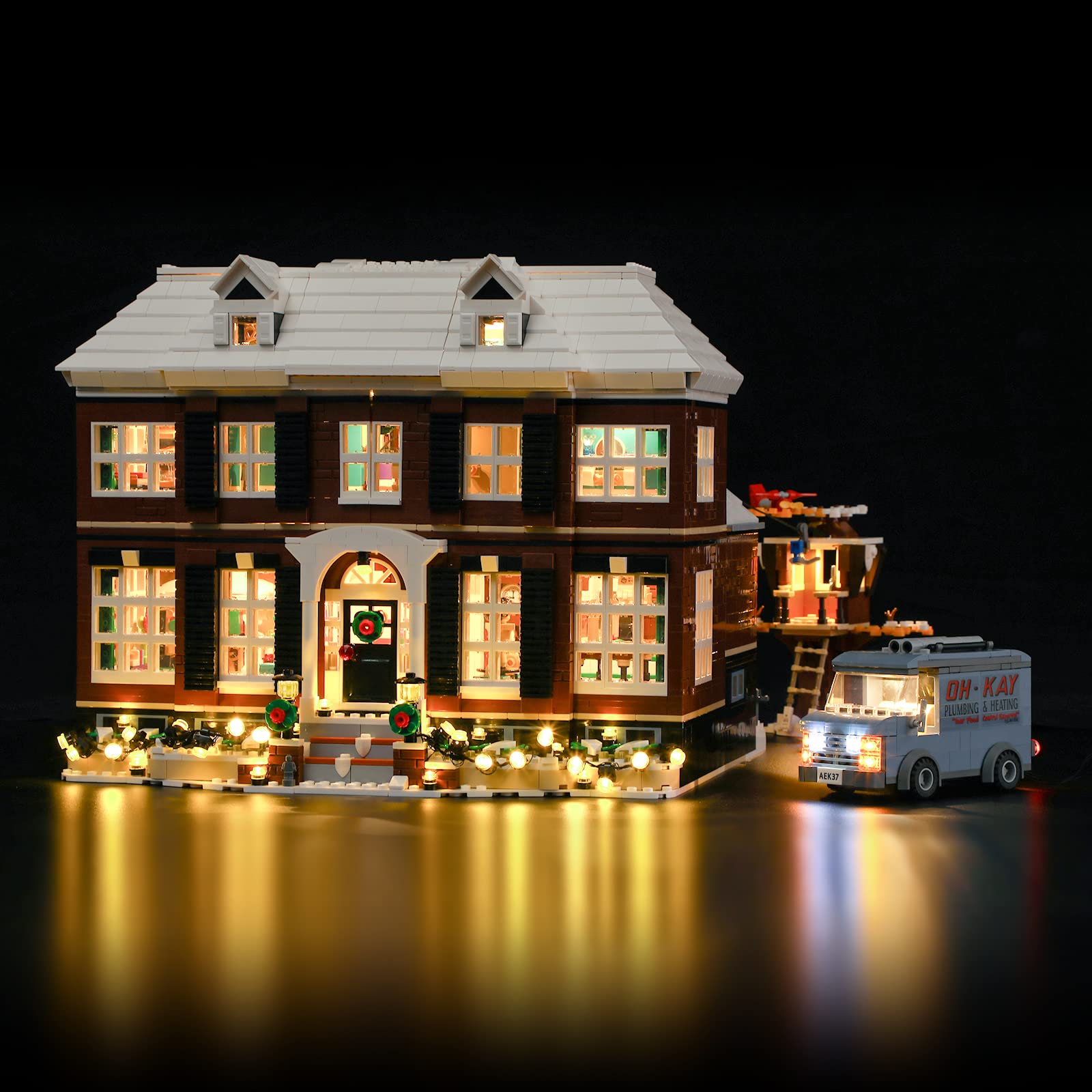 LIGHTAILING LED Light Kit for LEGO 21330 Ideas Home Alone Building Blocks Model - Compatible with Official LEGO Sets (Not Included) - Perfect for Holiday Displays & Christmas Decorations