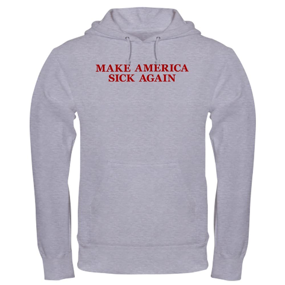 Trumpcare Make America Sick Again Hooded Sweatshirt - Political Satire Pullover for Men & Women - Perfect for Protests, Rallies & Political Events