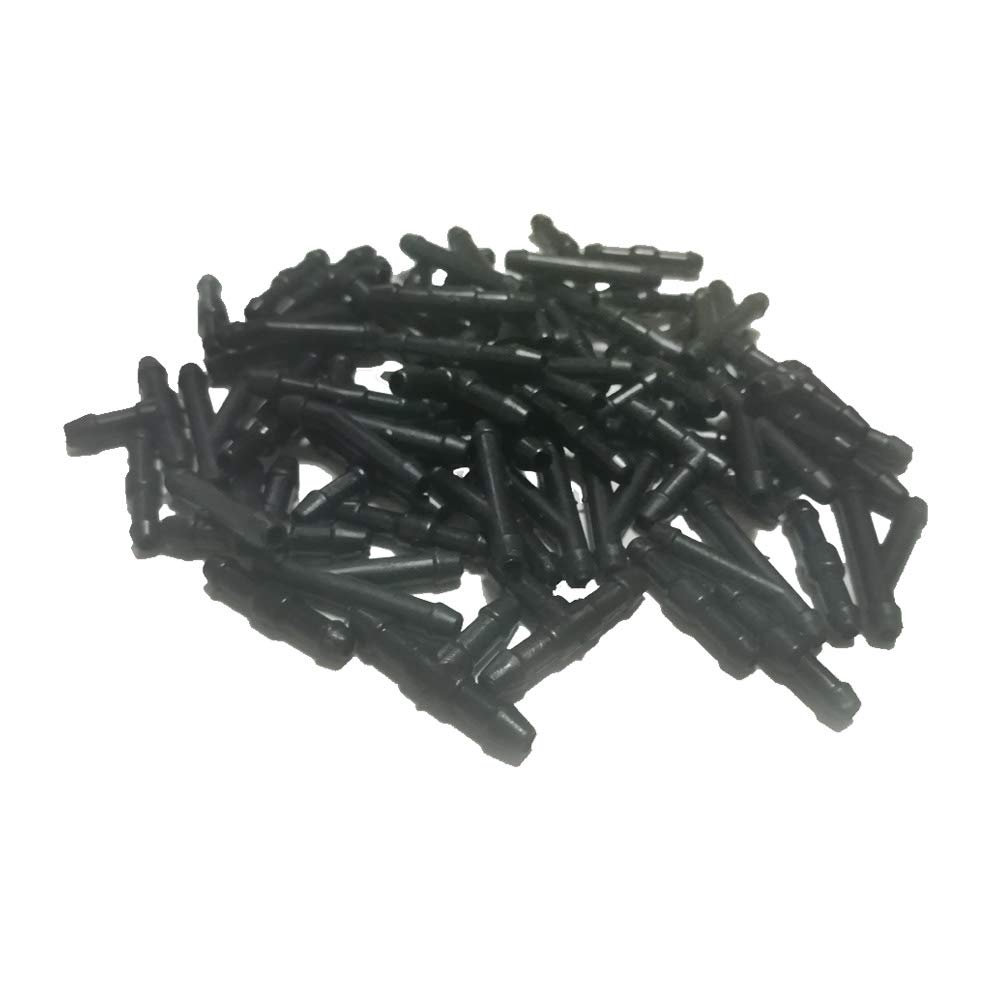 60Pcs Windshield Washer Hose Connector Kit - BUENNUS 2 Way I Type & 3 Way T/Y Type Wiper Nozzle to Tube Adapters - Universal Replacement for Fluid Pipe Tubing Fittings - Perfect for Car, Truck, SUV Windshield Washer System Maintenance