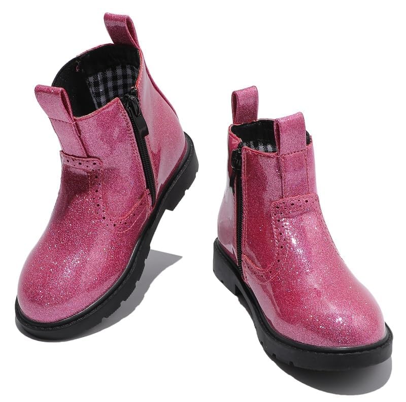 Waterproof Chelsea Ankle Boots for Boys & Girls - Side Zipper Comfort Design (Toddler/Little Kid/Big Kid) - Perfect for Outdoor Play, Rainy Days & School Activities