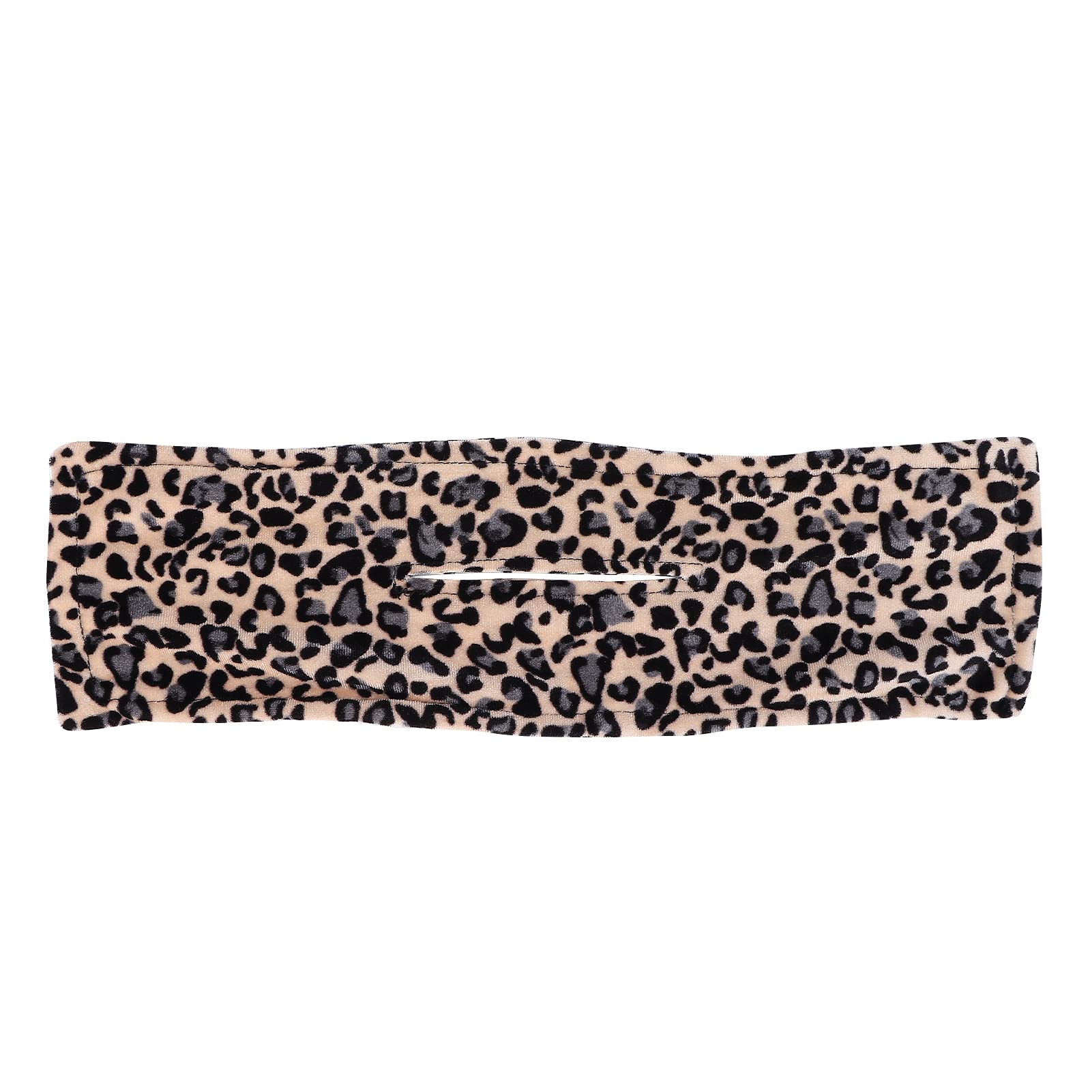 Flexible Twist Bun Hair Maker for Women - Soft Cloth Fabric Leopard Print Bowknot Hair Bun - Perfect for Running, Workouts & Daily Styling (FJ17-1)