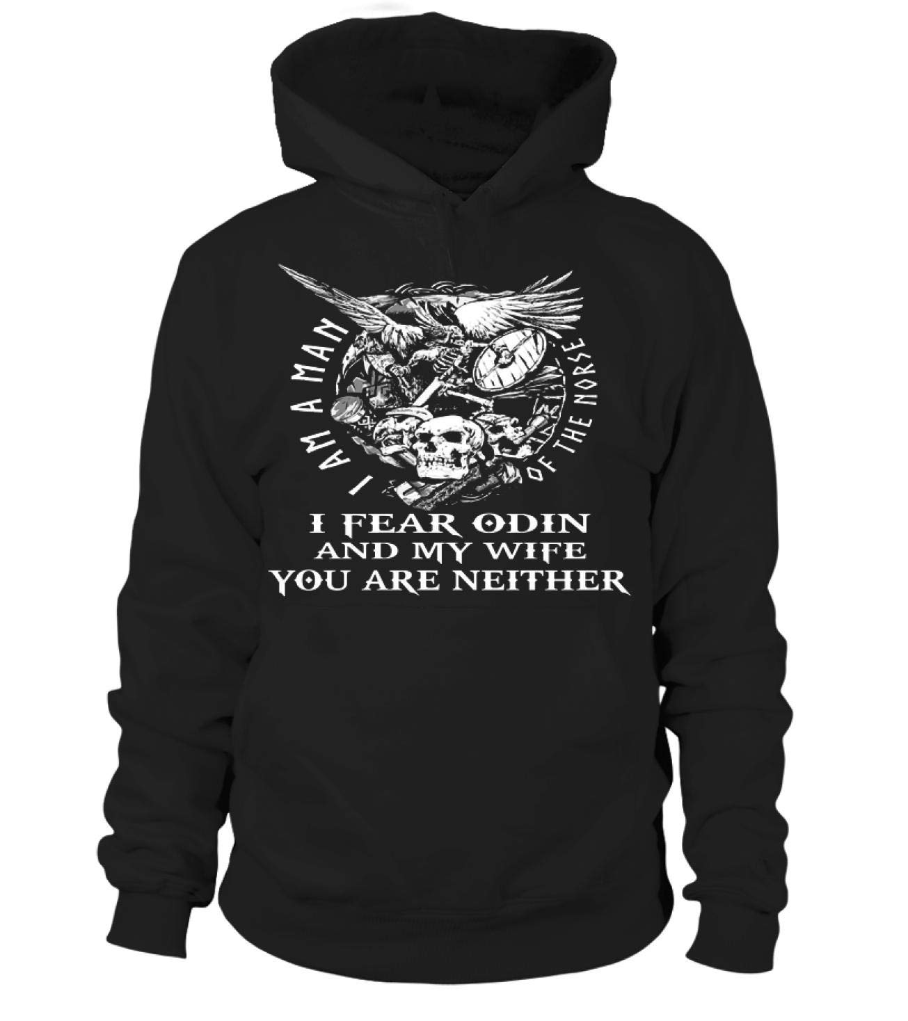 Viking Norse T-Shirt - 'I Am a Man' Viking Warrior Design - Perfect for Viking Enthusiasts, LARP, Cosplay & Norse History Fans