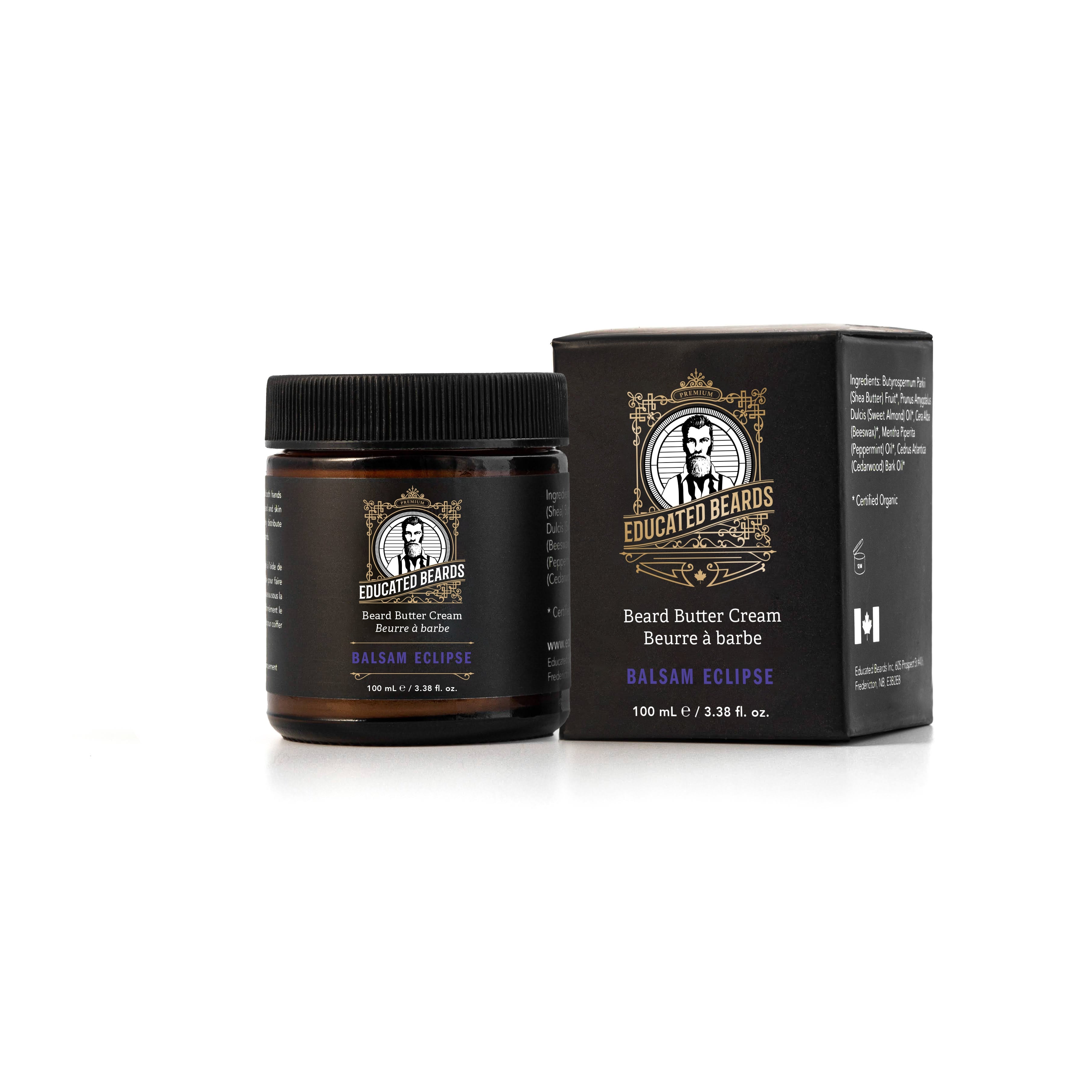 Educated Beards Beard Butter Cream for Men - Natural Conditioning & Styling | Perfect for Daily Beard Care & Grooming Routine