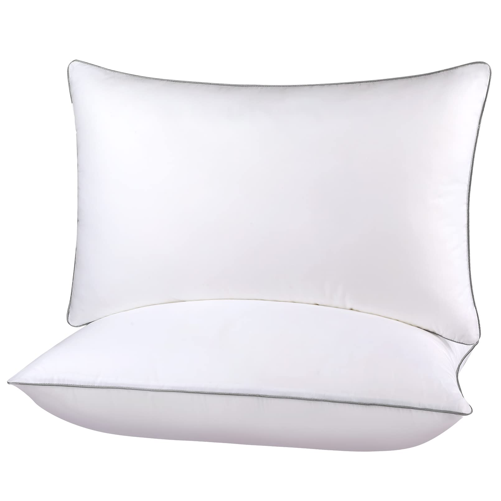 Cooling Bed Pillows 2 Pack - Standard Size Luxury Soft Supportive Down Alternative Pillows for Side, Back & Stomach Sleepers | Perfect for Hot Sleepers, Night Sweat Relief & Better Sleep