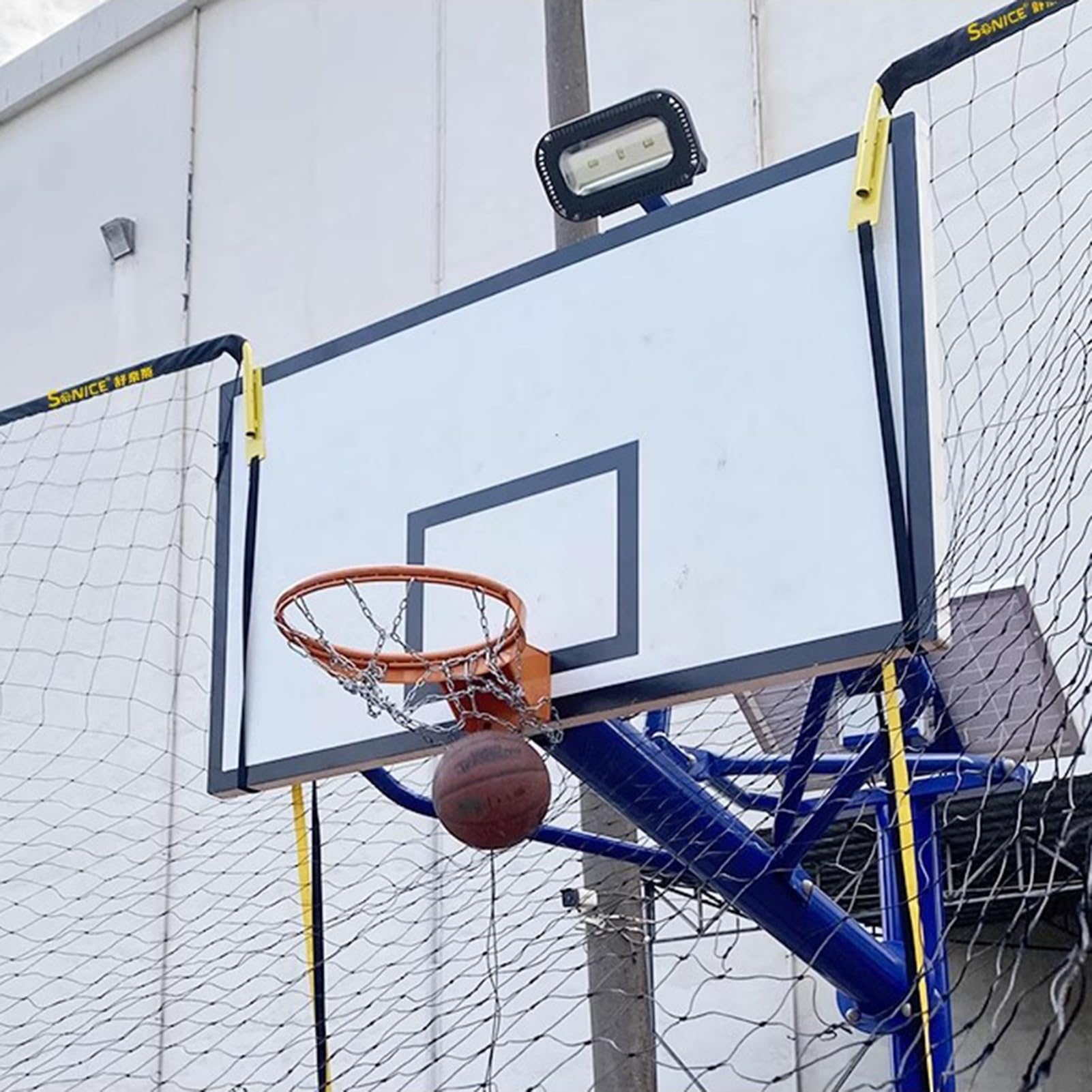 Best Basketball Rebounder Trainer - Heavy Duty Outdoor Basketball Shooting Return System for Hoop Practice | Perfect for Solo Drills, Backyard Training & Skill Development