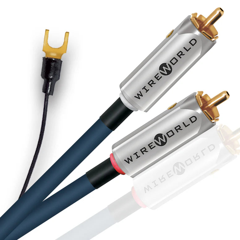 Wireworld Luna 10 High-End Tonearm Cable for Turntables - Premium Audiophile RCA Interconnect for Vinyl Record Players & Hi-Fi Systems