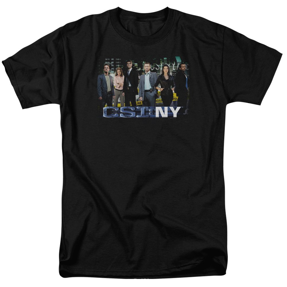 Trevco CSI New York Cast T-Shirt - XL Size | Official TV Show Merchandise | Perfect for Fans & Cosplay