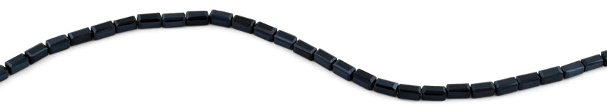 4x8mm Black Rectangle Faceted Crystal Beads for Jewelry Making - DIY Bracelets, Necklaces, Earrings & Craft Projects