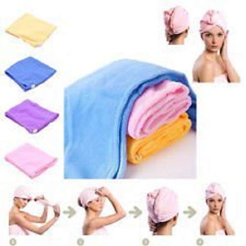 Kytaste Microfiber Hair Towel Wrap - Quick Dry Hair Turban for Women, Soft & Absorbent Shower Cap, Perfect for Post-Wash, Swimming, Spa & Salon Use